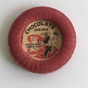 Vintage Wax Milk Bottle Cap Chocolate Drink Sealon Hood Protection Milkman